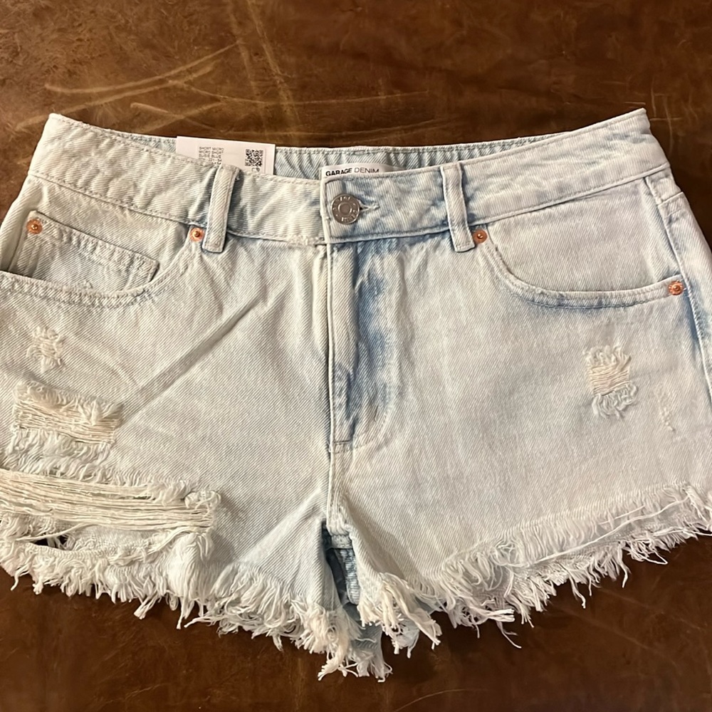 Garage Denim Micro short Susie Blue Jean shorts NWT